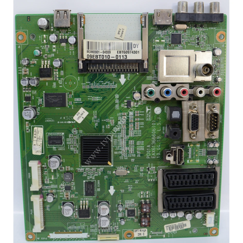 EAX61366606(0) , EBT60974301 , LG 50PJ350 Main Board
