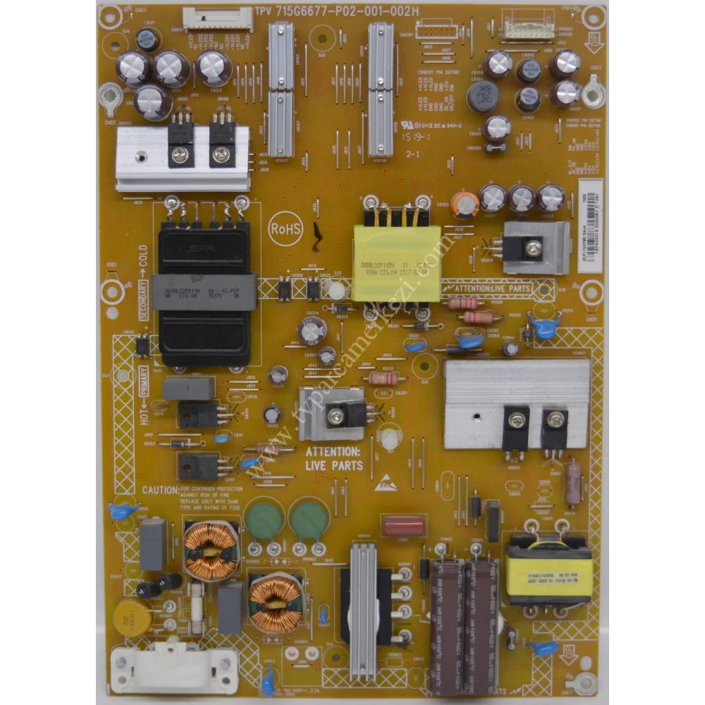 715G6677-P02-001-002H , PLTVEP351XAJ4 , PHILIPS 40PFK6510/12 Power Board