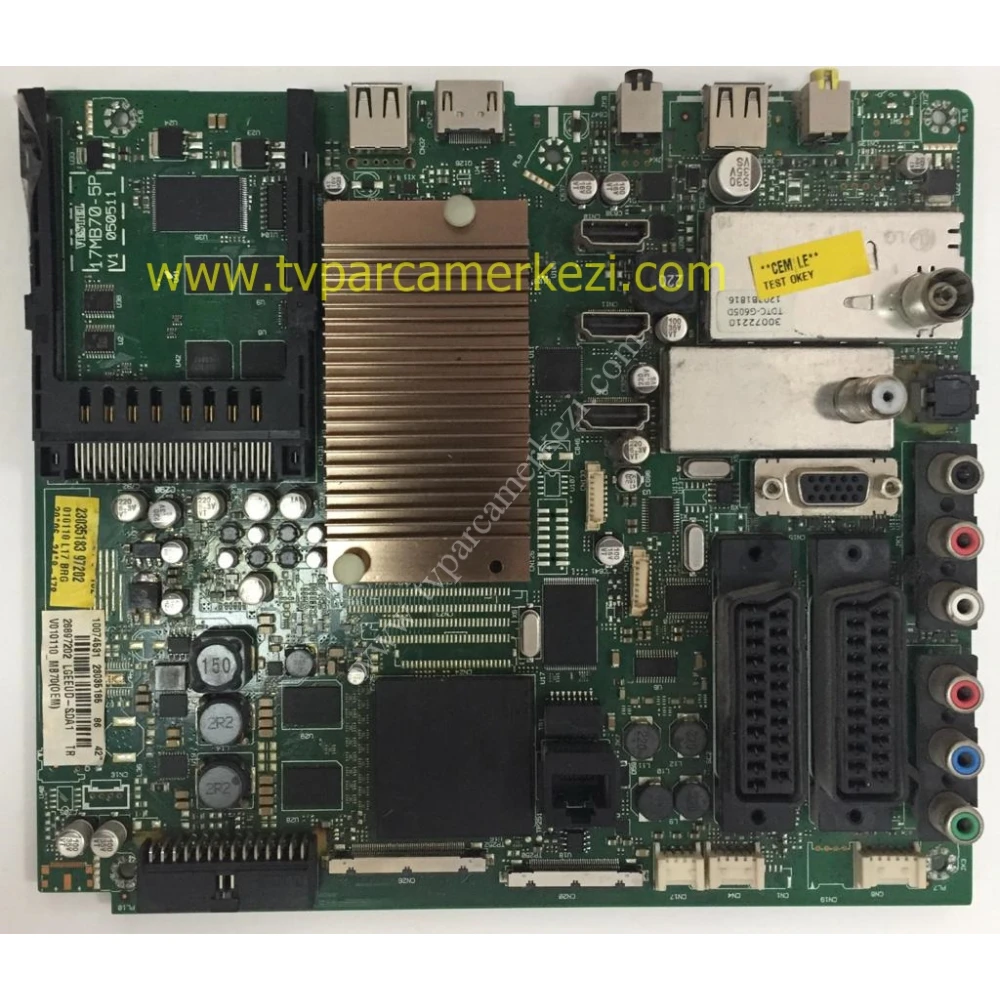 23035185, 17MB70-5P V1 050511, VESTEL 42PF7017 MAİN BOARD