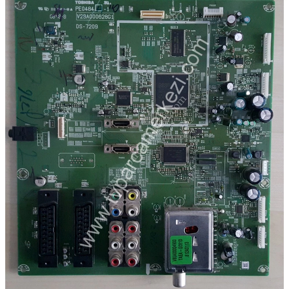 PE0484 , PE0484A-1, V28A000628G1, DS-7209 , TOSHIBA 32AV500P Main Board