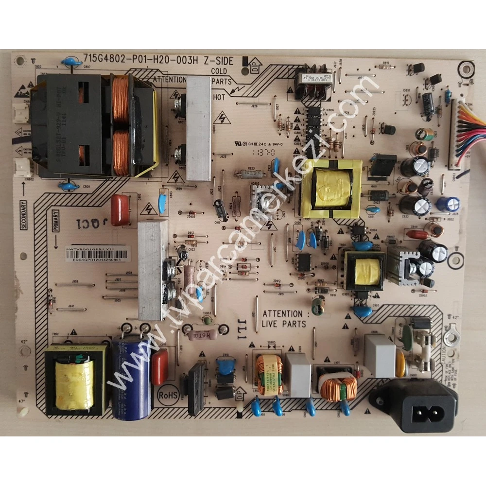 715G4802-P01-H20-003H , PWTVBQG1GPR1 , PHILIPS 42PFL3606H Power Board