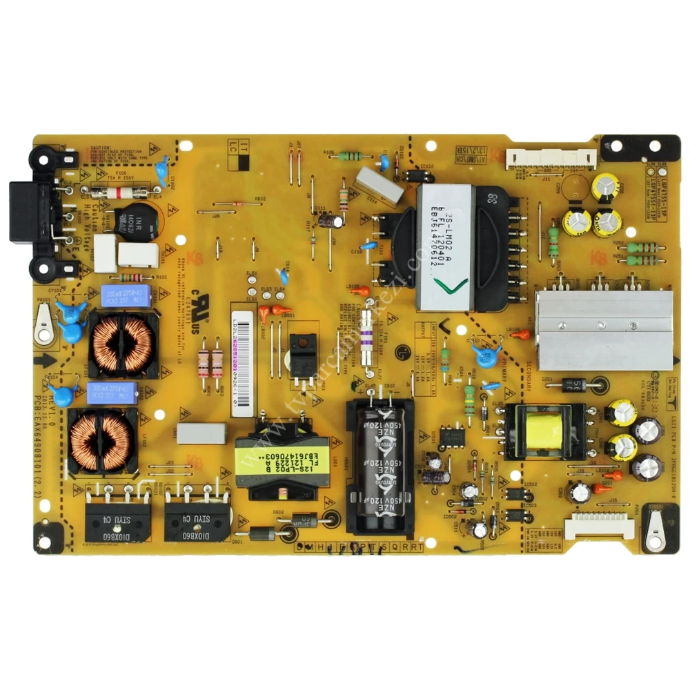 EAX64908101 (2.2) , EAY62851201 , LGP4755-13P , LG 47LA640S , 50LA6900-UE , 55GA6400-UD , Power Board , Besleme Kartı