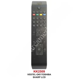 KK2509 , VESTEL , OKI , TOSHIBA , SHARP LCD TV Kumandası