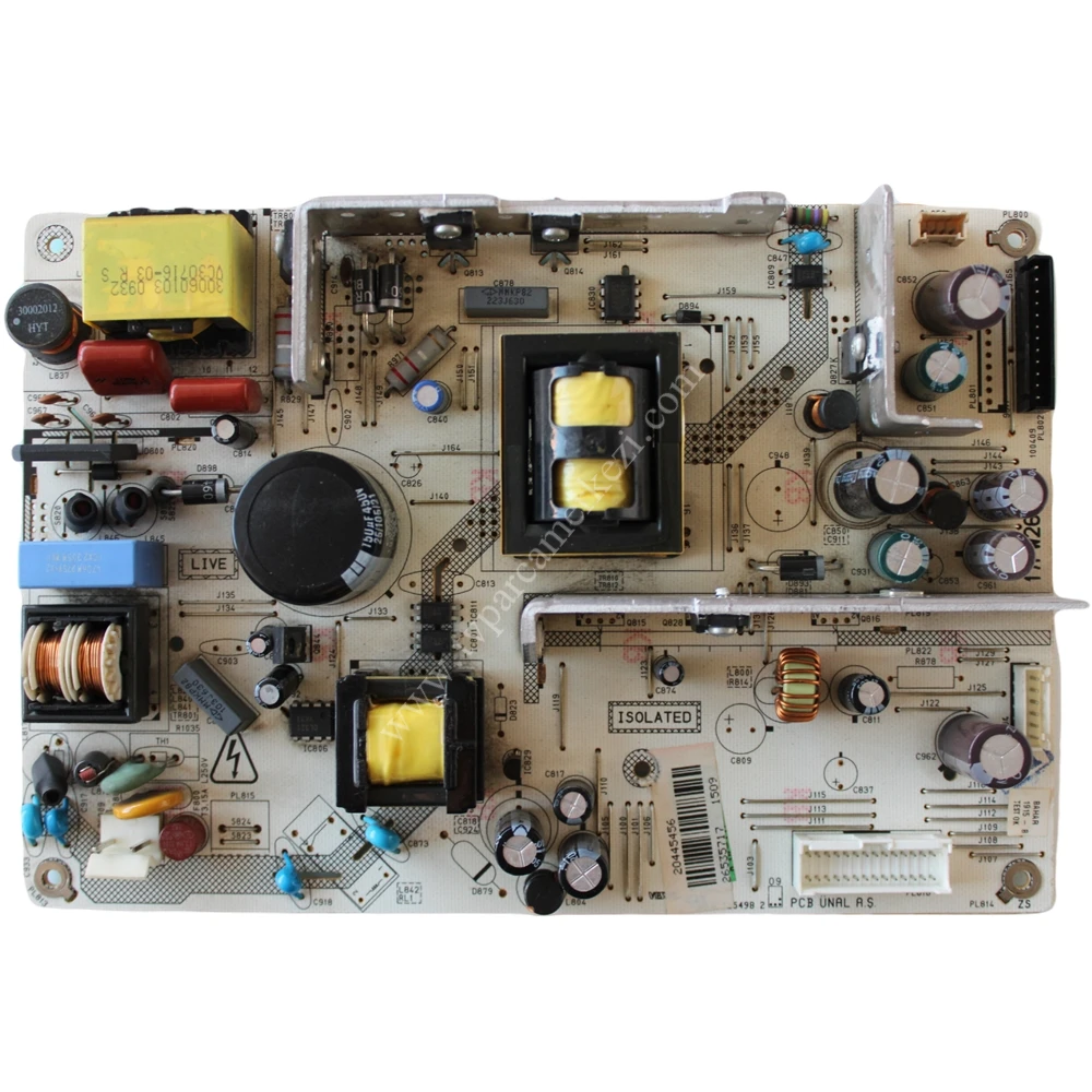 17PW26-4 V.1 , 20445456 , 20487645 , Vestel 32VH3000 , Seg 32855 TFT , Power Board , Besleme Kartı