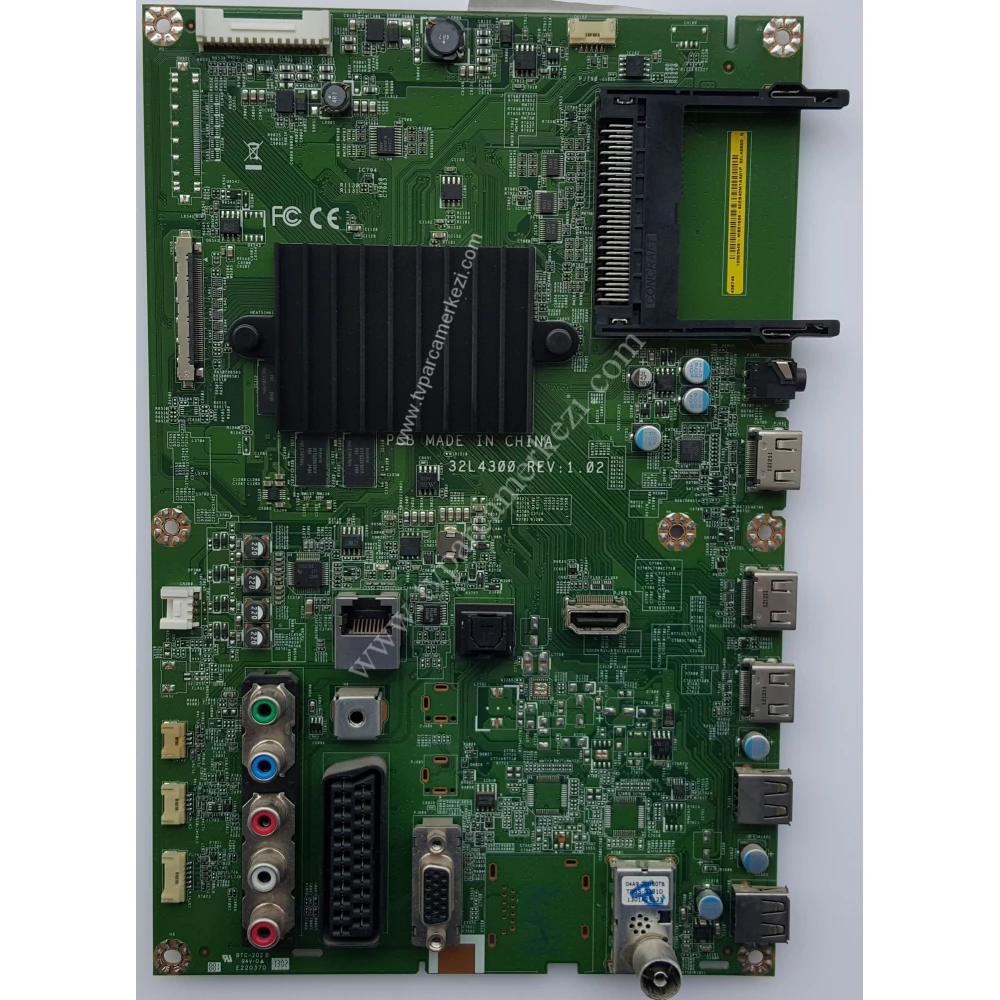 32L4300 REV: 1.02 , BTC-202 B , 60EB40M1AA01P , TOSHIBA 39L4333D Main Board