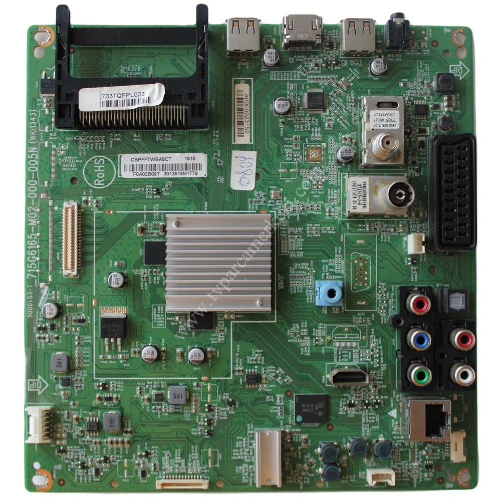 715G6165-M02-000-005N , CBPFF7WBA5CT , 703TQFPL023 , Philips 40PFK5300 , Main Board , Anakart