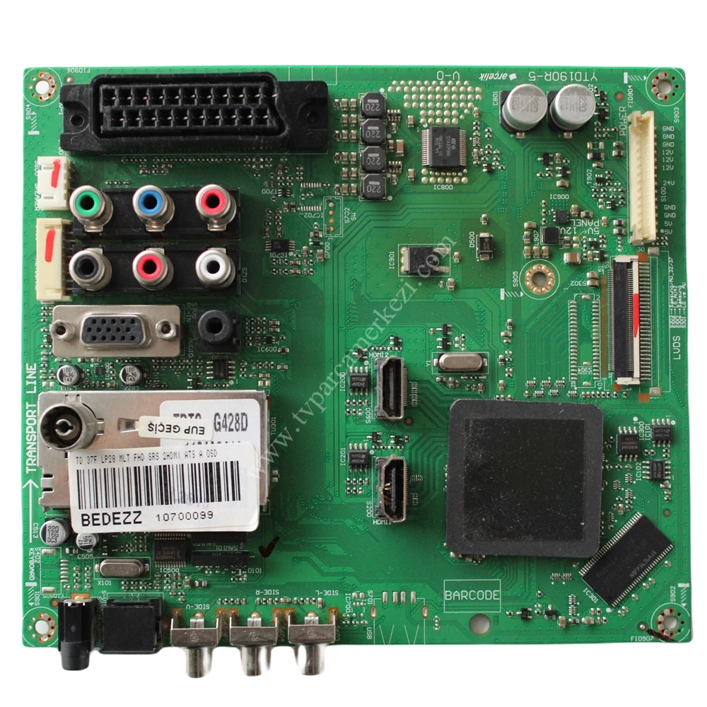 YTD190R-5 , BEDEZZ , TD 37F LP28 MLT FHD , Arçelik 94-203 , Main Board , Anakart