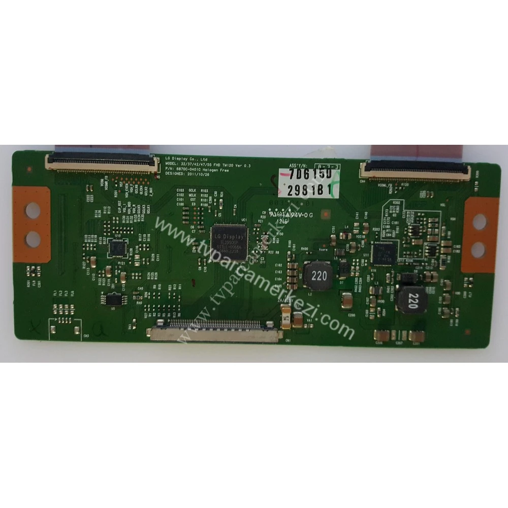 6871L-2981B , 6870C-0401C , LG 42LM3400 T-Con Board