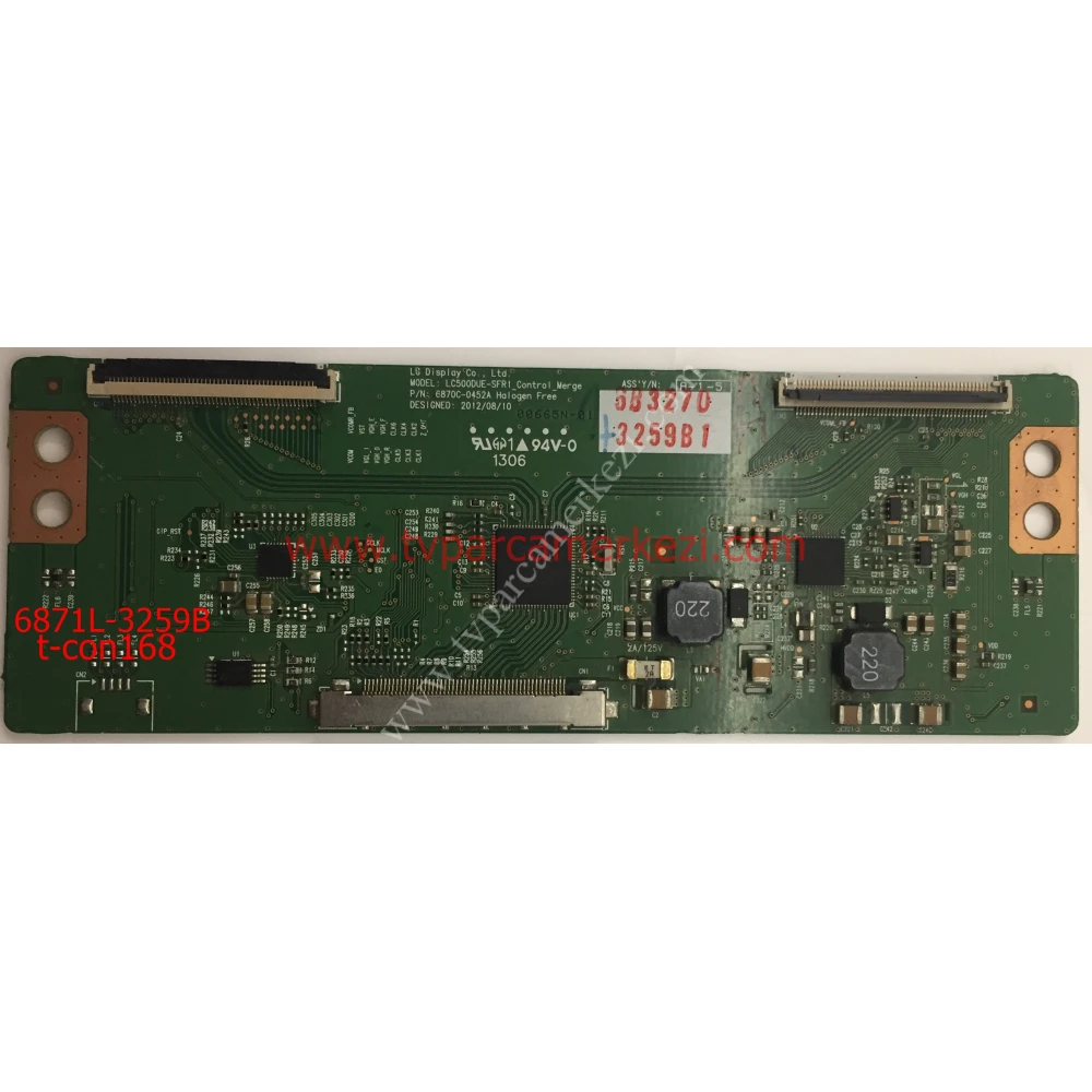 6871L-3259B , 6870C-0452A , LC5000DUE-SFR1_Control_Merge , LG 32LA613S T Con Board