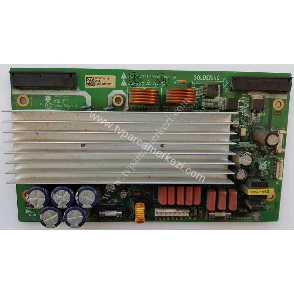 6871QZH041B , 6870QZE117D , 6870QZE117A  , 6871QZH041A , 42" PLAZMA ZSUS Board