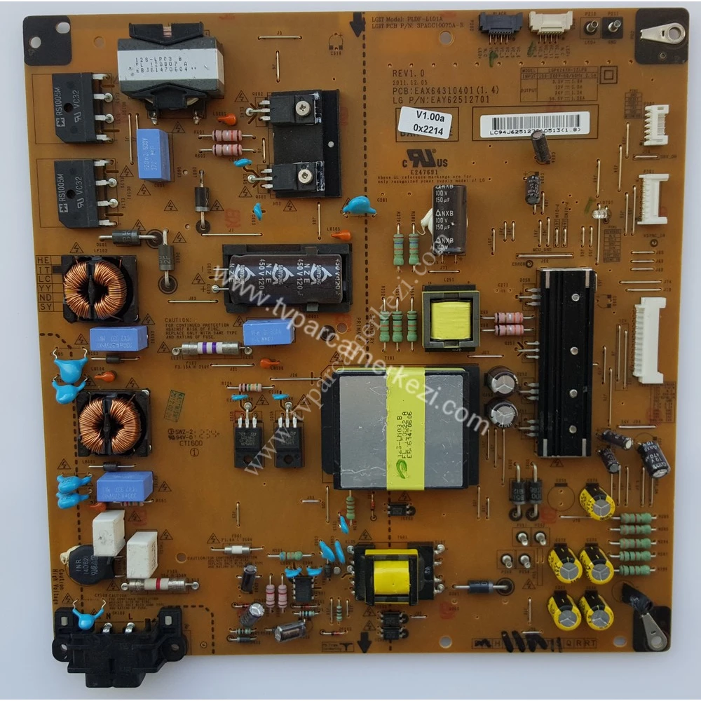 EAY62512701 , EAX64310401 (1.4) , LGP4247H-12LPB , 3PAGC10075A-R , LG 47LS4500-UD Power Board