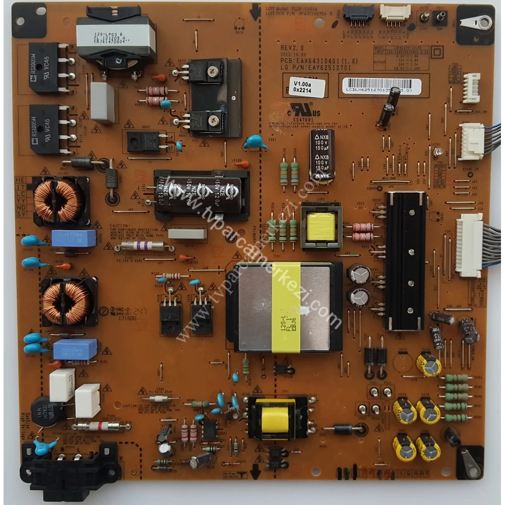 EAY62512701 , EAX64310401 (1.6) , 3PAGC10075A-R , LGP4247H-12LPB , LG 47LM615S Power Board