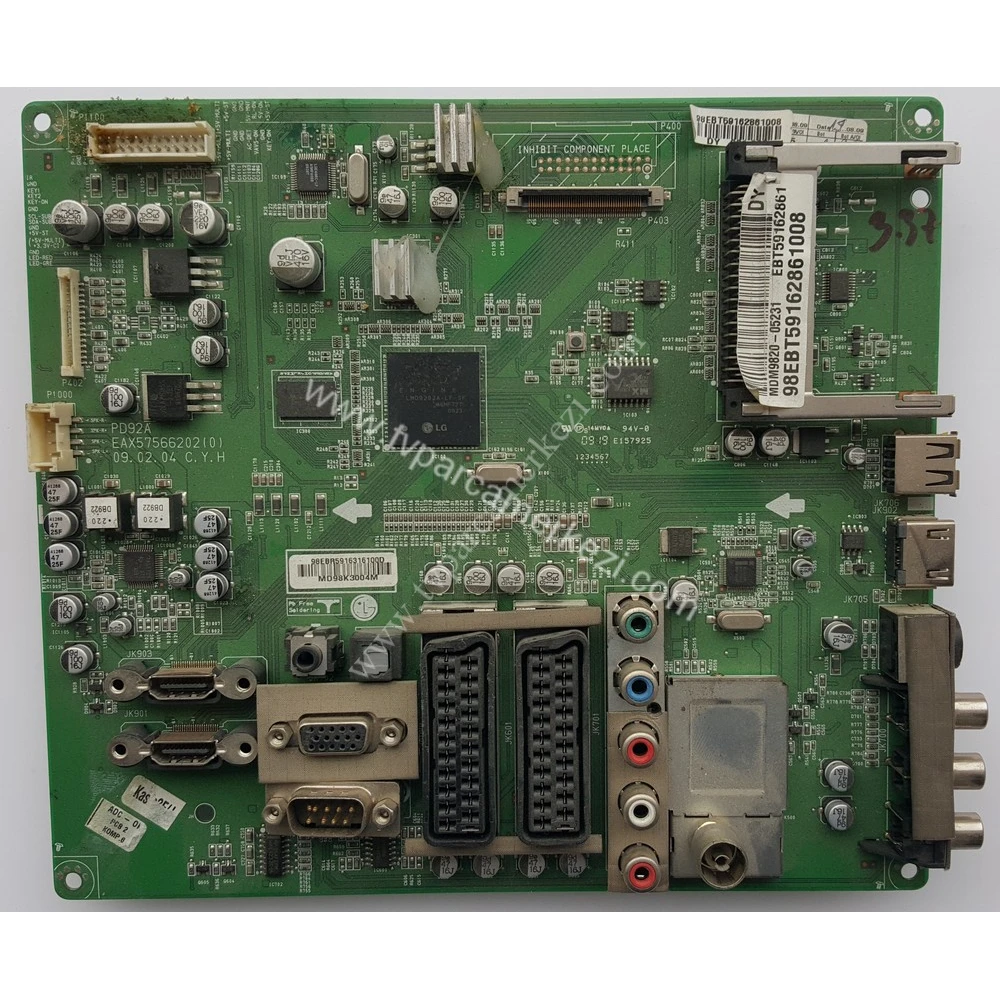 EBT59162861 , EBR59163161 , EAX57566202(0) , LG 50PQ6000 Main Board