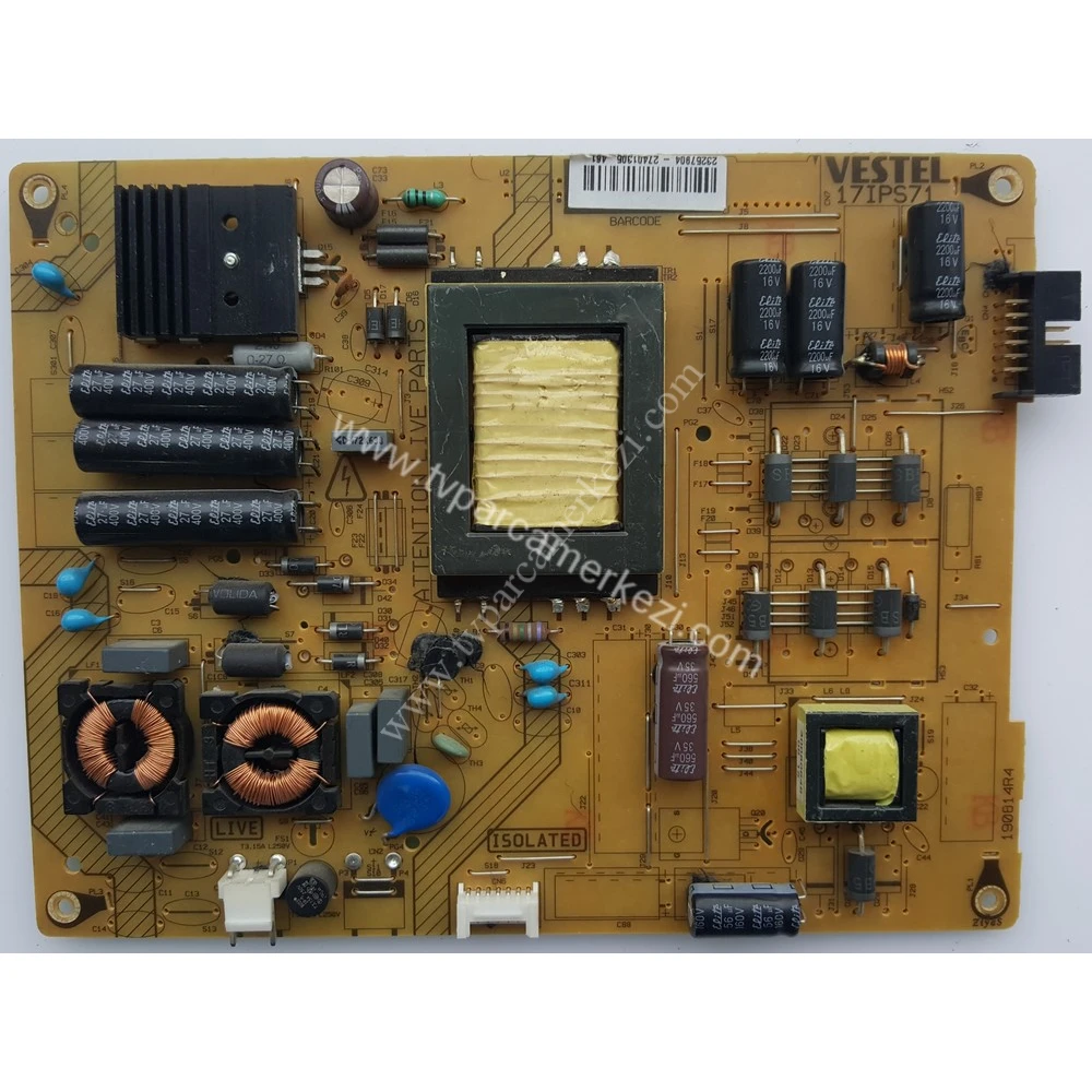 17IPS71 , 23209435 , 23219355 , 27559411, 23257904 , VESTEL 49FA5000 , Power Board , Besleme Kartı
