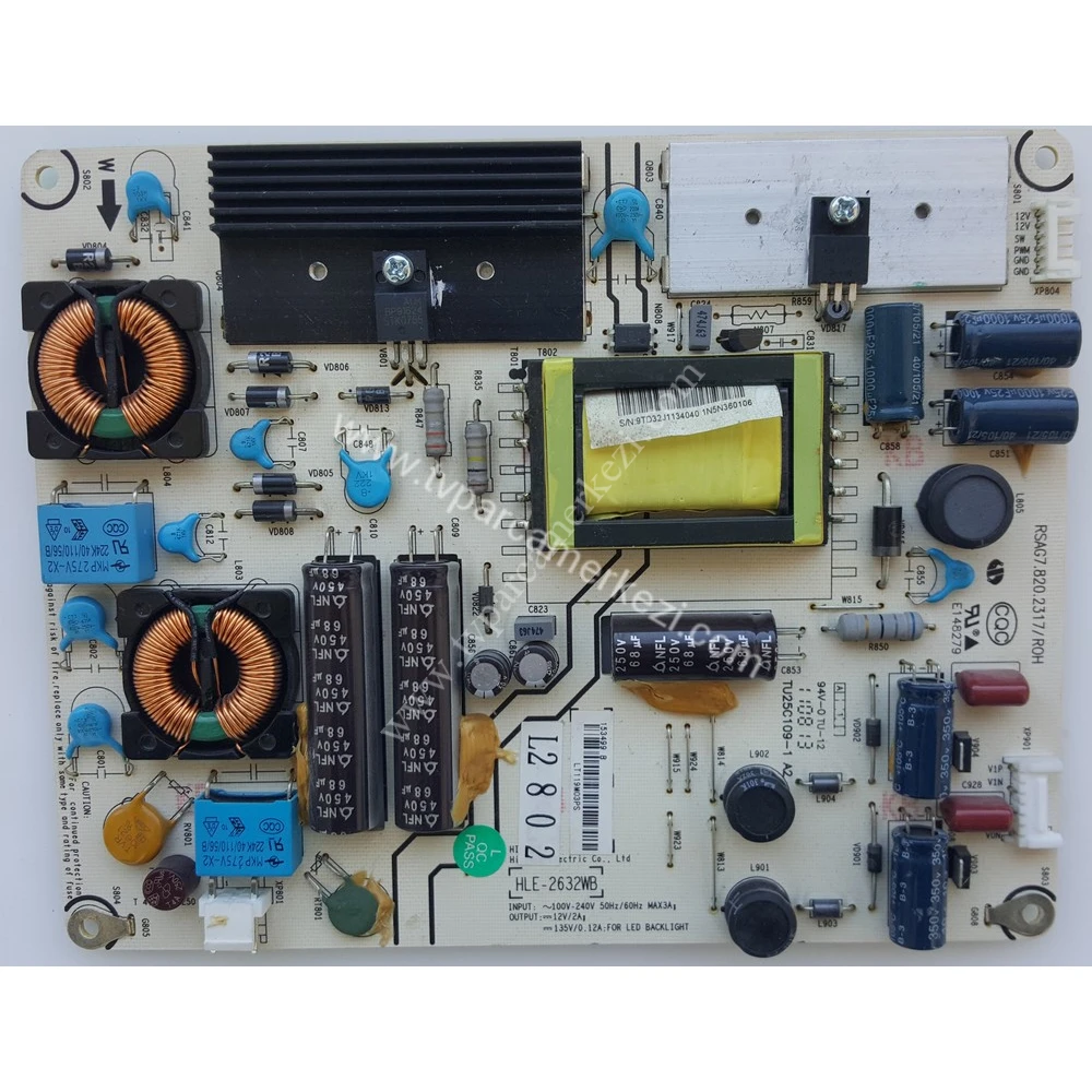 HLE-2632WB , RSAG7.820.2317/ROH , Hisense LED32K21P Power Board