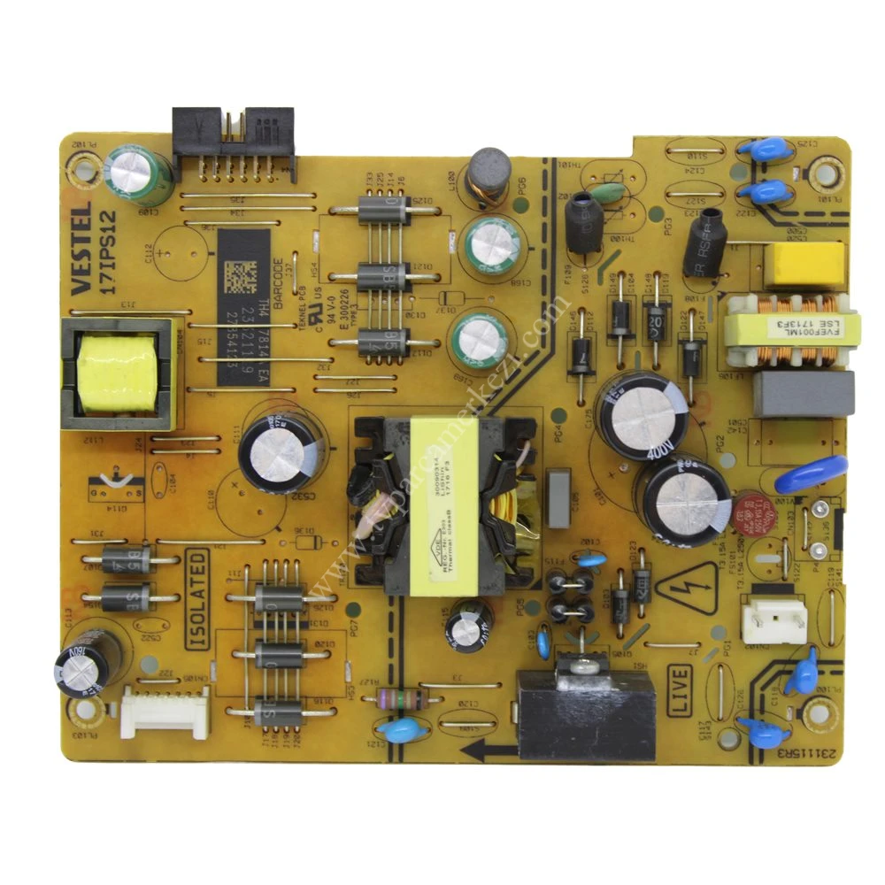 17IPS12 , 23321119 , 231115R3 , Vestel 48FD5400 , 50FD7300 , Regal 49R6012F , Power Board , Besleme Kartı