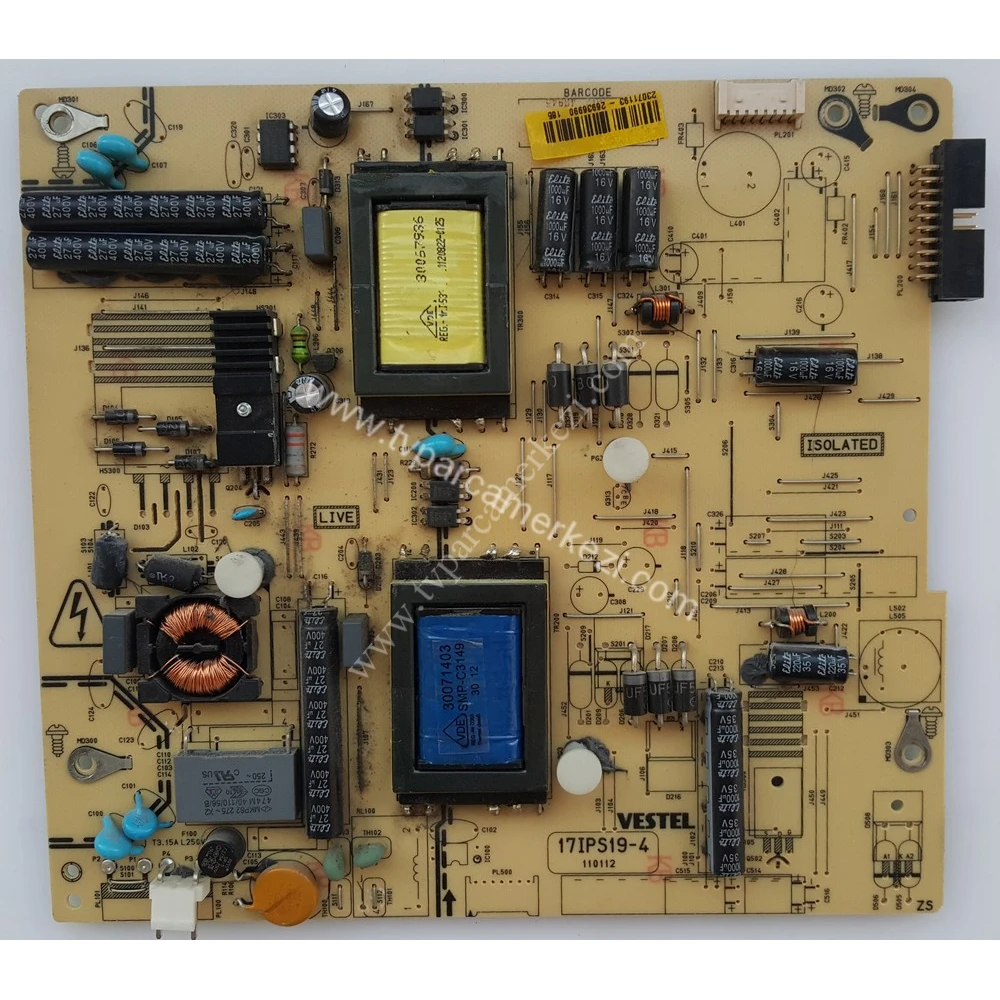 23071193 , 17IPS19-4 , 110112 , VESTEL 32VH3025D Power Board