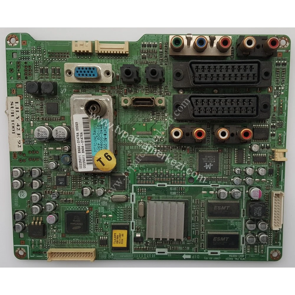 BN94-01478A , BN41-00878A , SAMSUNG PS42E92HX Main Board