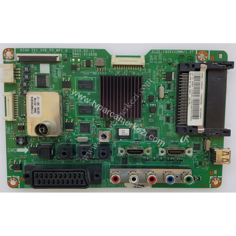 BN94-03354G , BN41-01360B , HIGH SX1_DVB_PD_MP1.0 , SAMSUNG PS42C430A1W Main Board