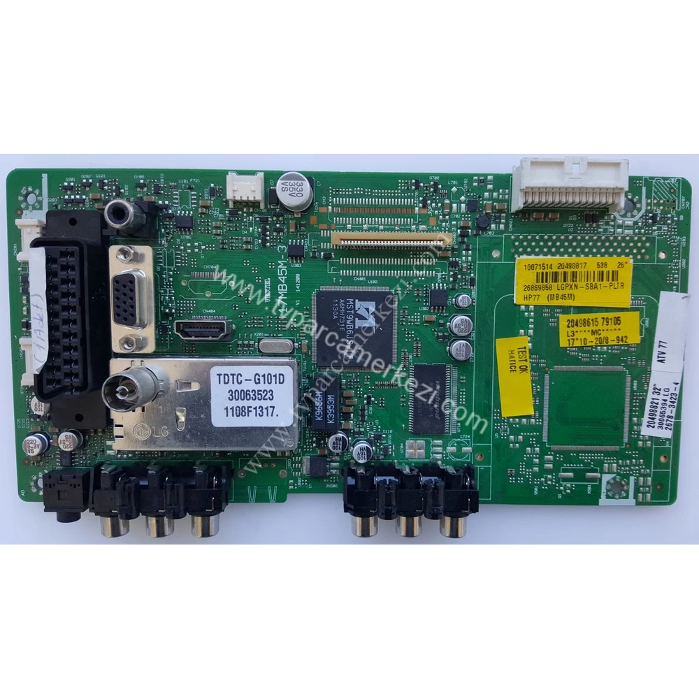 20498817 , 17MB45M-3 , 20498821 , VESTEL 26VH3000 Main Board