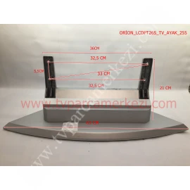 ORİON LCDPT26S , MASA ÜSTÜ YER AYAĞI, YER STANDI, AYAK 255