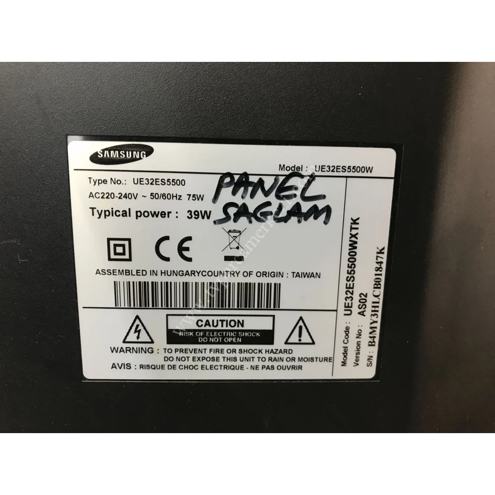 SAMSUNG T320HVN02.2 TV PANEL , SAMSUNG UE32ES5500 , T320HVN02.2 EKRANI , T320HVN02.2 Display Panel , Ekran Değişimi