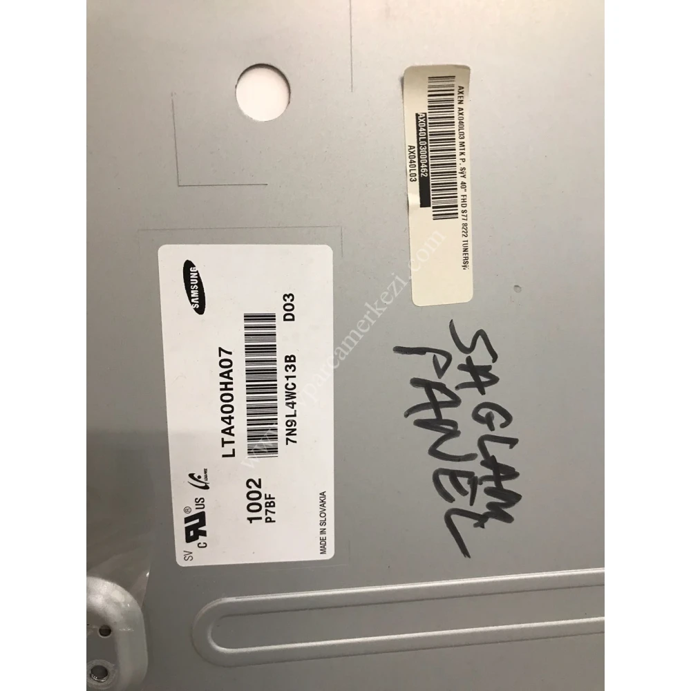SAMSUNG LTA400HA07 PANEL , SAMSUNG LTA400HA07 EKRANI , SAMSUNG LTA400HA07 PANEL DEĞİŞİMİ
