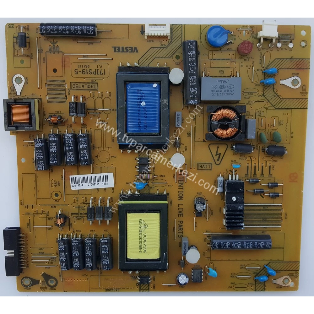 17IPS19-5 , 23114519 , VESTEL 32PH5065 Power Board