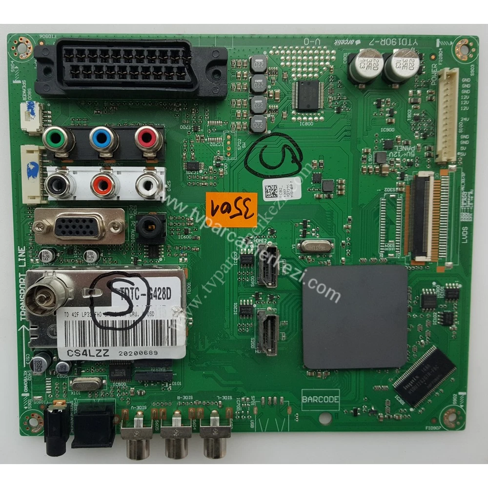 CS4LZZ , YTD190R-7 , TD 42F LP32 FHD , ARÇELİK TV 106-203 FHD Main Board