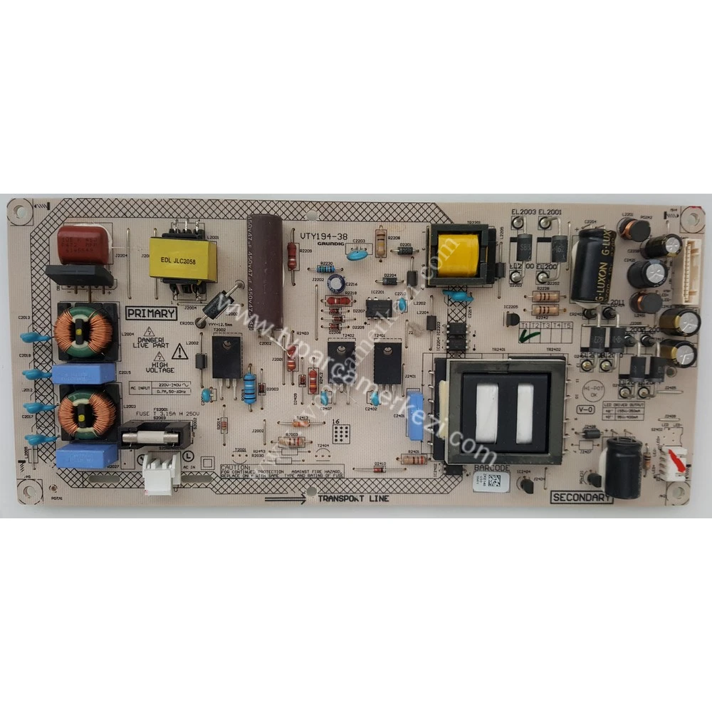 VTY194-38 , ZKE140 , Arçelik A40-LB-5333 Power Board