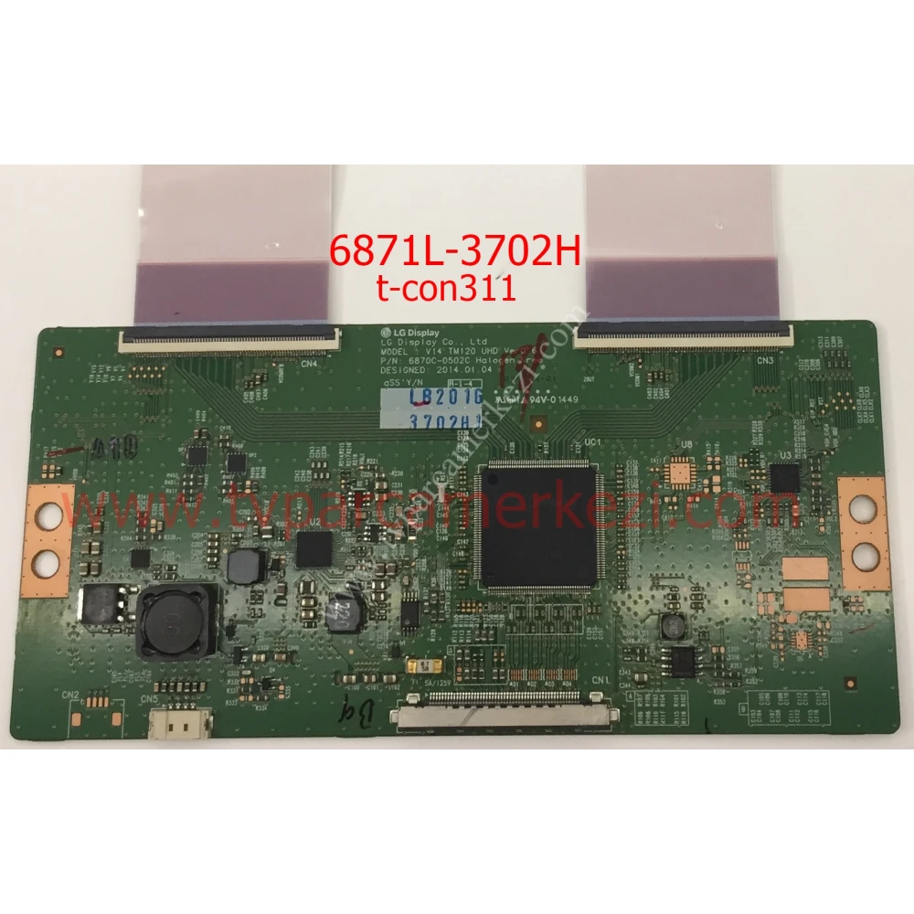 6870C-0502C , 6871L-3702H , V14 TM120 UHD VER0.6 , LG 49UB830V T-CON BOARD
