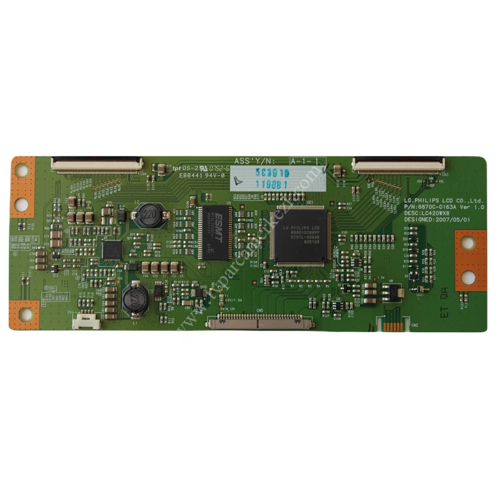6870C-0163A , 6871L-1190B , Philips 42PFL5522D/05 , 42PFL5522D/10 , T-Con Board , Adres Kartı