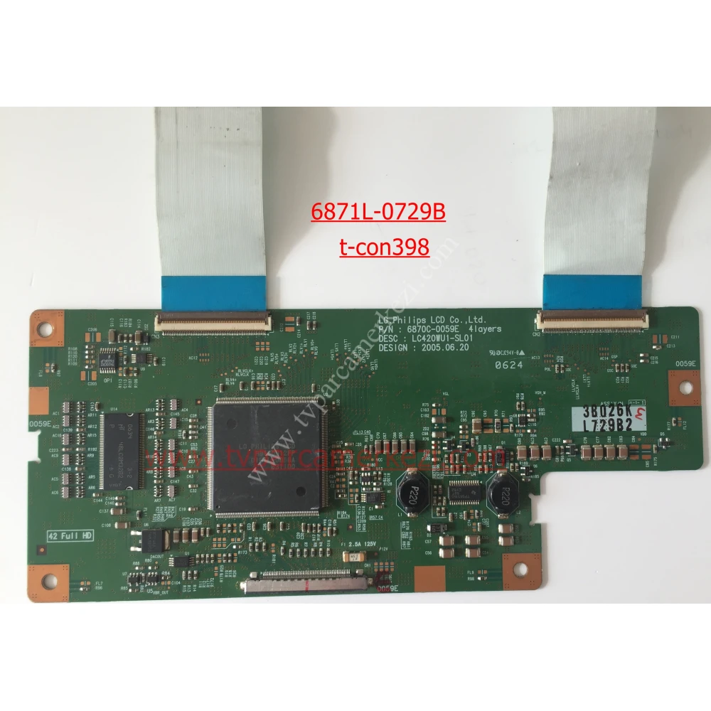 6870C-0059E , 6871L-0729B , 6870C-0059E 4LAYERS , ARÇELİK 106FBFHDVD T-CON BOARD