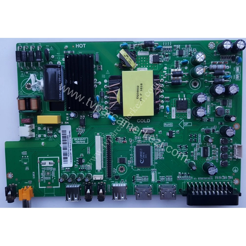 16AT015 , 16AT015 43 , 16AT015 43 V1.0 T.SİZ MNL , SN043DLD16AT015-LKTFM MAIN BOARD