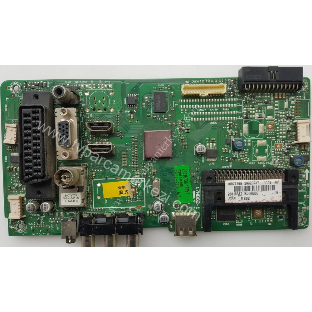 17MB62-1 , 23025737 , 23025736  SEG 40912 MAIN BOARD