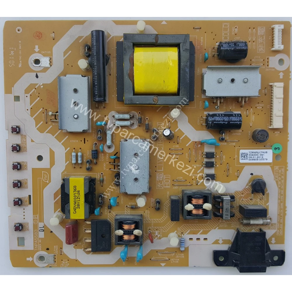 TZRNP01TNUB , TNPA5583 , TNPA5583 1 P , PANASONIC TX-L37ET5B POWER BOARD