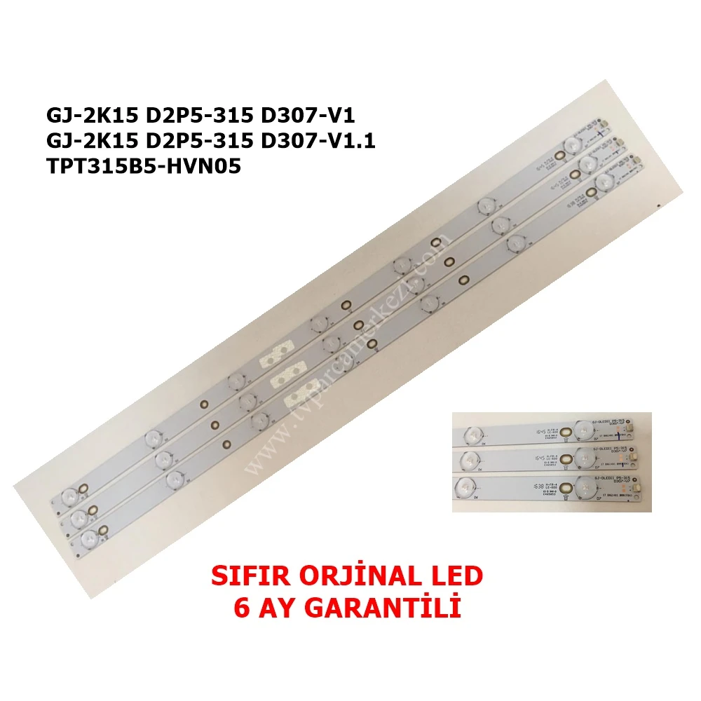 GJ-2K15 D2P5-315 D307-V1, GJ-2K15 D2P5-315 D307-V1.1, TPT315B5-HVN05 PANEL LED