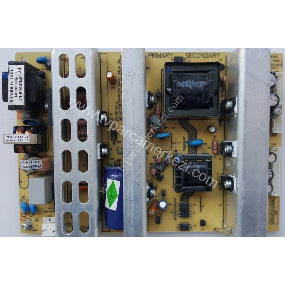 MLT555, REV:1.0 , SANYO LD32R30P POWER BOARD