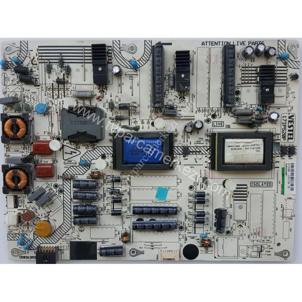 17IPS20P , 23107384 , PHILIPS 50PFL3008K/12 POWER BOARD