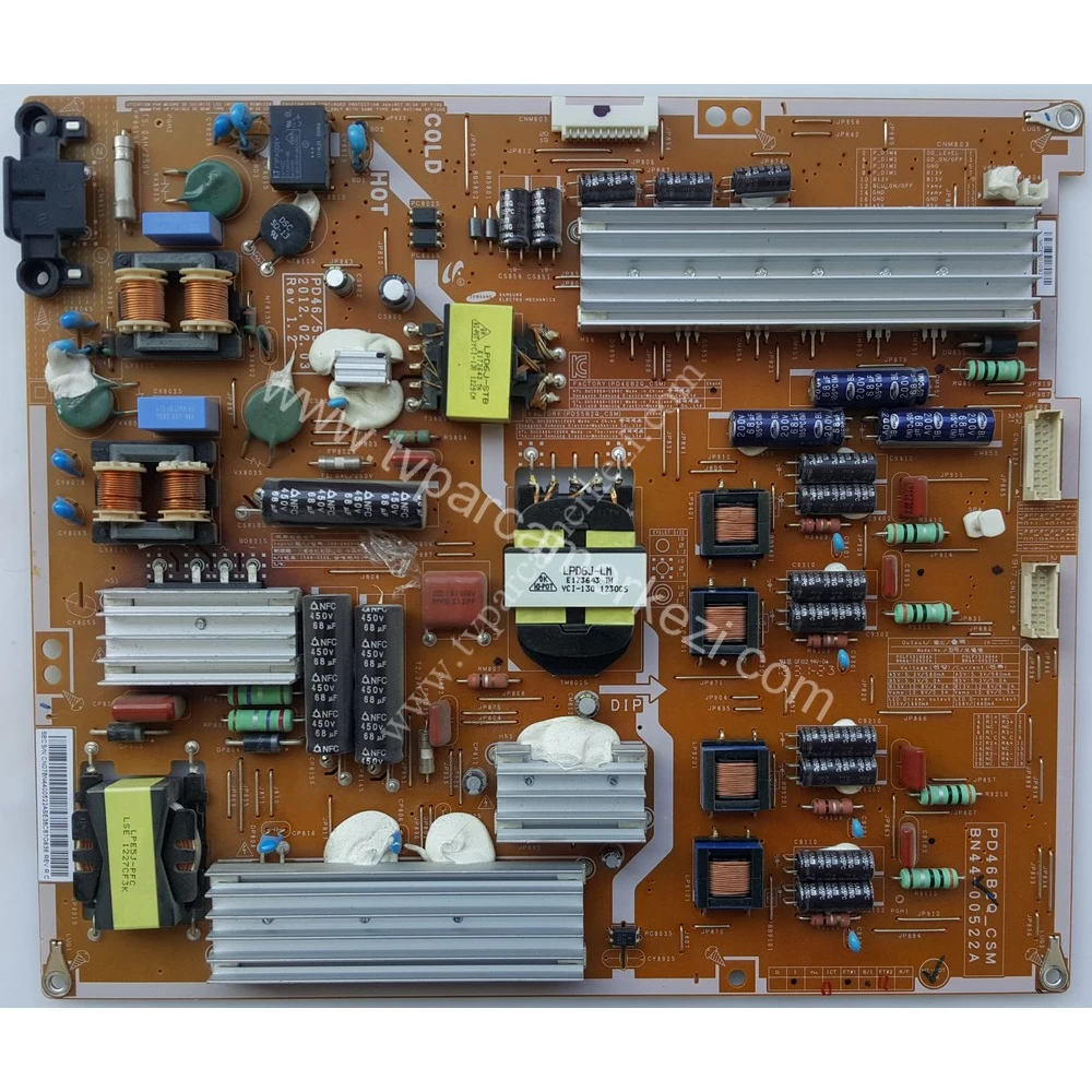 BN44-00522A , PD46B2Q_CSM , PSLF131Q04A , SAMSUNG UE46ES8000 POWER BOARD