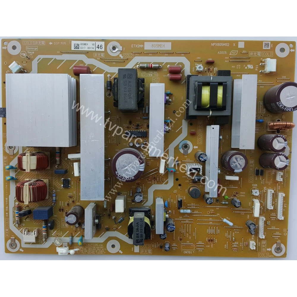 805MEH , ETX2MM 805MEH , NPX805MS2 , PANASONIC TX-P46S20E POWER BOARD