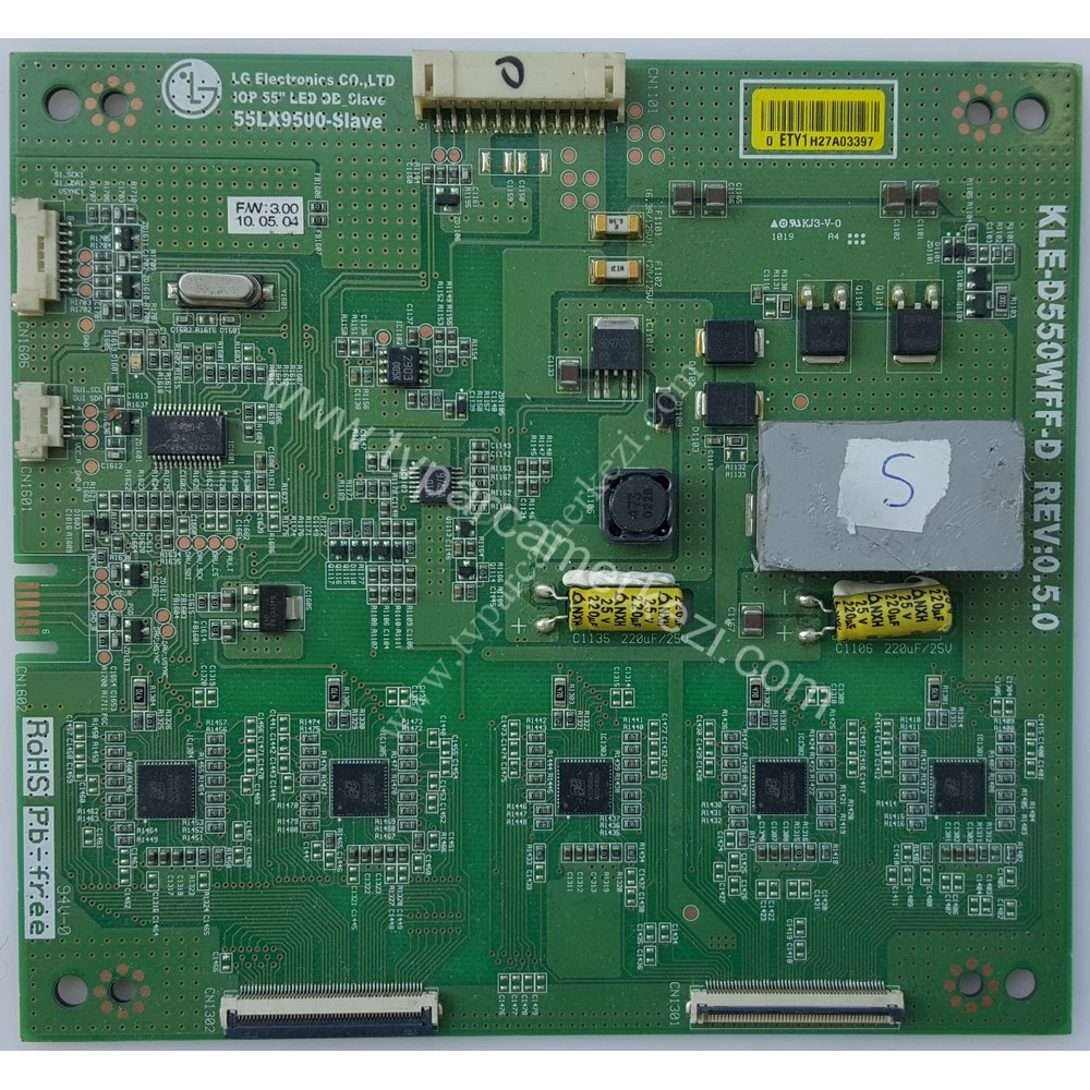 KLE-D550WFF-D , KLE-D550WFF-D REV:0.5.0 , EBR71508701 , LG 55LX9500 LED DRIVER BOARD