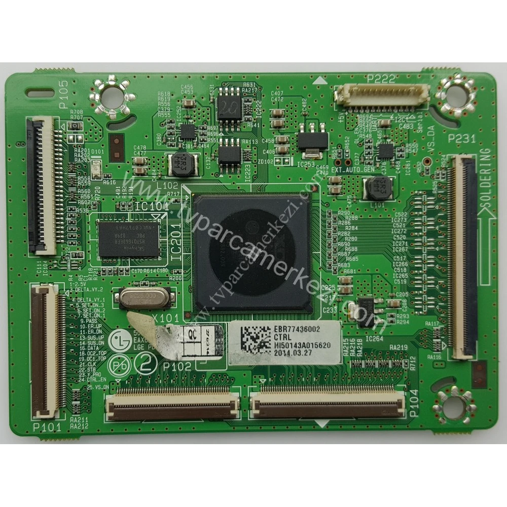 EBR77436002, EAX65331701 , LG 50PB690V CTRL LOGIC BOARD