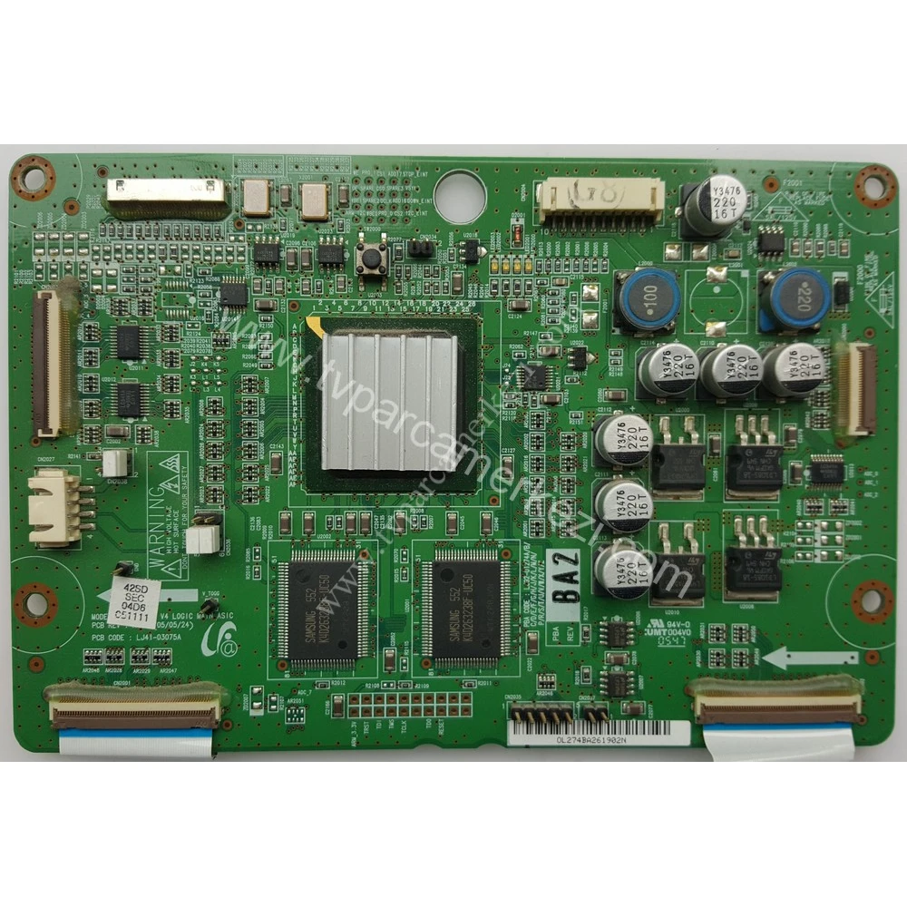 LJ41-03075A , LJ92-01274A , LJ92-01274B , SAMSUNG PS-42V6S LOGIC BOARD