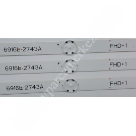 6916L-2743A , 43" V16.5 ART3 2743 REV0.1 1 , LG 43LH590V PANEL LED