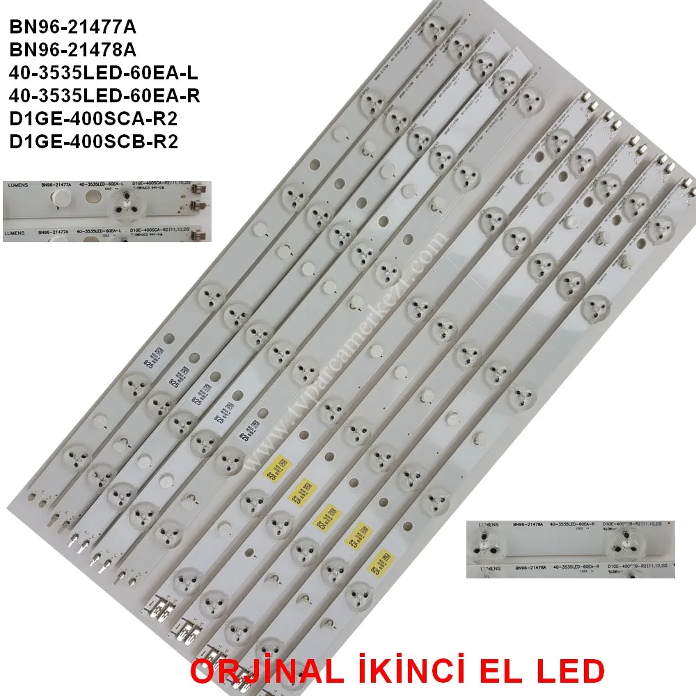 BN96-21477A , BN96-21478A , 40-3535LED-60EA-L , 40-3535LED-60EA-R , SAMSUNG UE40EH6030 PANEL LED