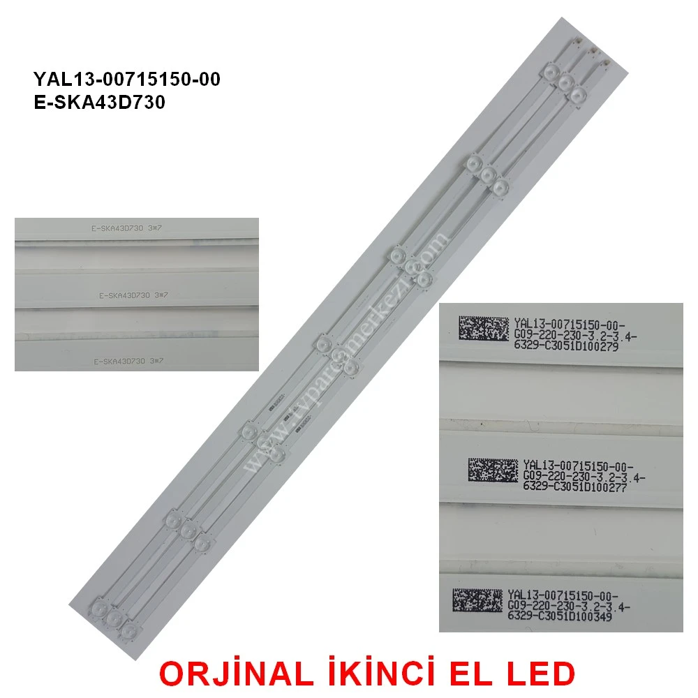 YAL13-00715150-00 , E-SKA43D730 , AXEN AX043DLD12AT050 PANEL LED