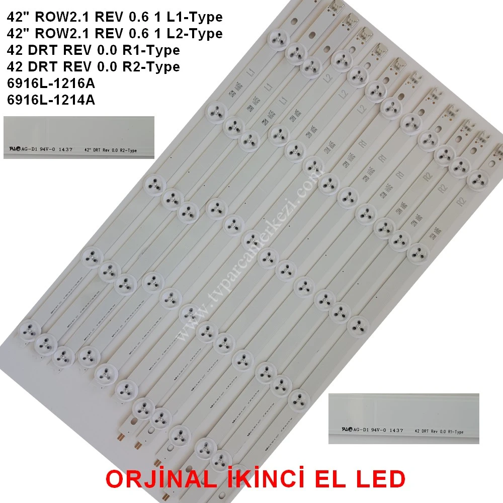 42" ROW2.1 REV 0.6 , 42 DRT REV 0.0 , 6916L-1216A , 6916L-1214A , AXEN AX042DLD12AT070-ATFM PANEL LED