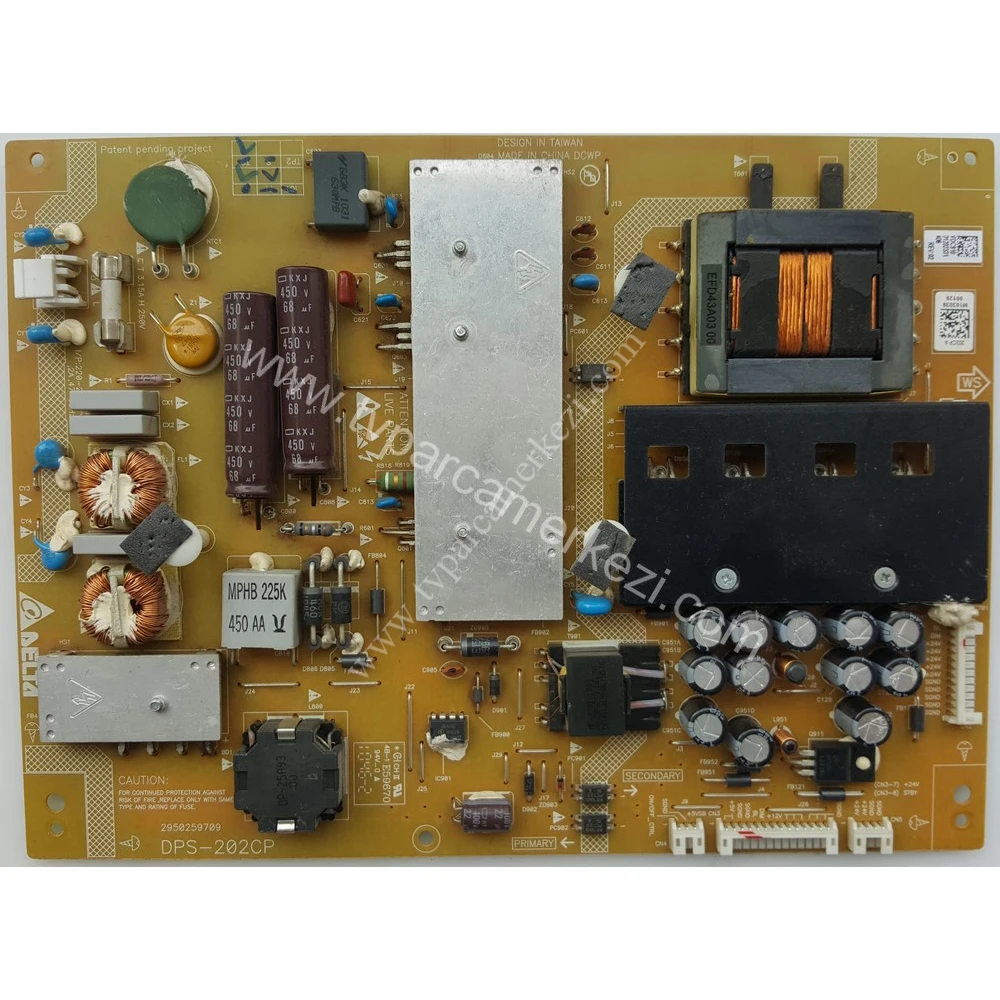 DPS-202CP , 2950259709 , 2950259708 , VDC910 , GRUNDIG GR 40-1305 POWER BOARD