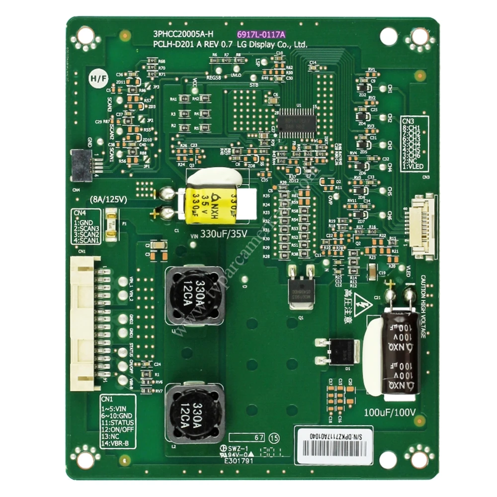 3PHCC20005A-H , PCLH-D201 , 6917L-0117A , LG 47GA6400-UD , 47LA640V , Led Driver Board , Led Sürücü Kartı